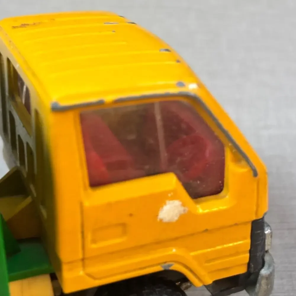 Vintage Majorette Toyota Clean Company Garbage Truck 1:55 Diecast France AS IS